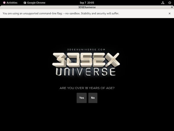 3D SexU Niverse Member Sign Up