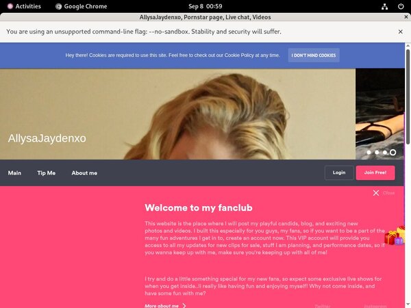 Allysajaydenxo Membership Free