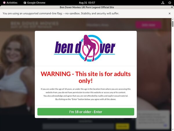 Ben Dover Movies Gift Card