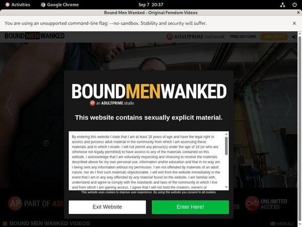 Bound Men Wanked Tranny