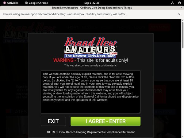 Brand New Amateurs With Visa