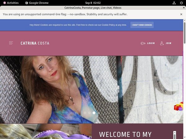 Catrinacostavip.com Paypal Sign Up