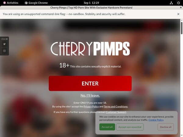 Cherry Pimps Join By Text Message