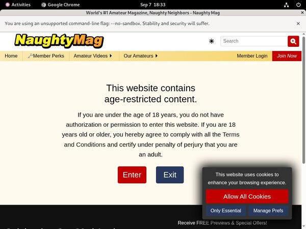Discount Naughtymag.com Trial Membership