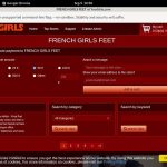 FRENCH GIRLS FEET Account Passwords