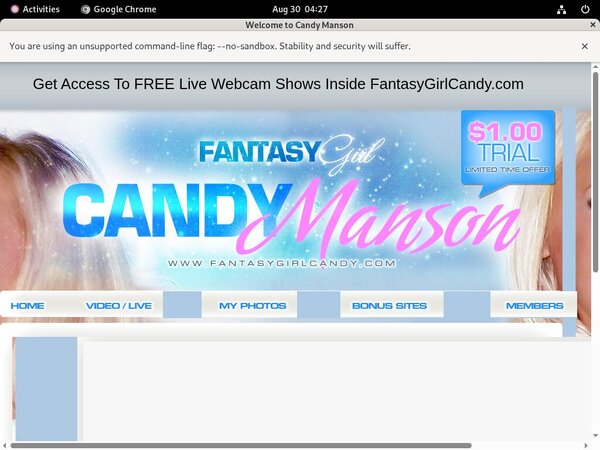 Fantasy Girl Candy Trial Discount