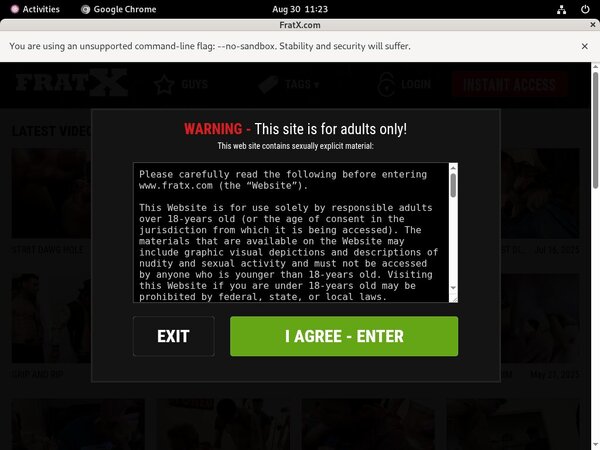 Fraternityx Account Discount