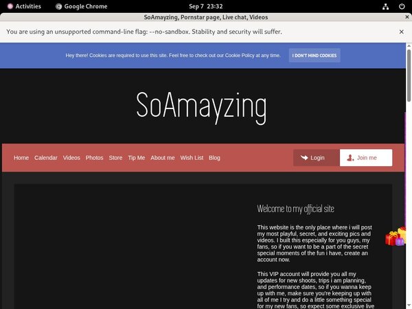 Free Account To SoAmayzing