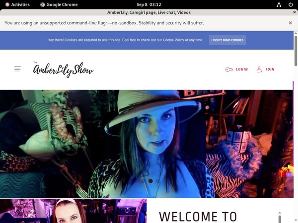 Free Accounts To Amberlilyshow.com