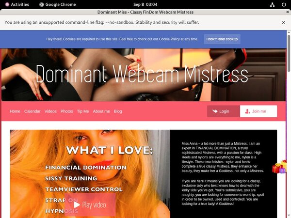 Free Dominantmiss.com Trial Access