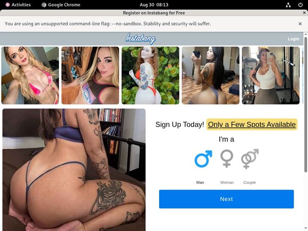 Free Instabang Trial Account