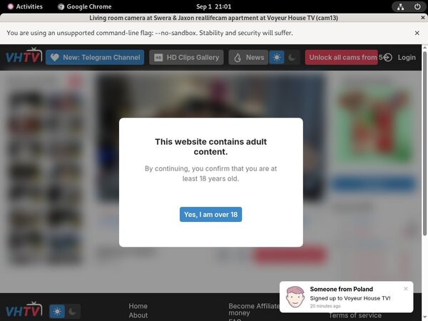 Free Voyeurhouse Premium Passwords