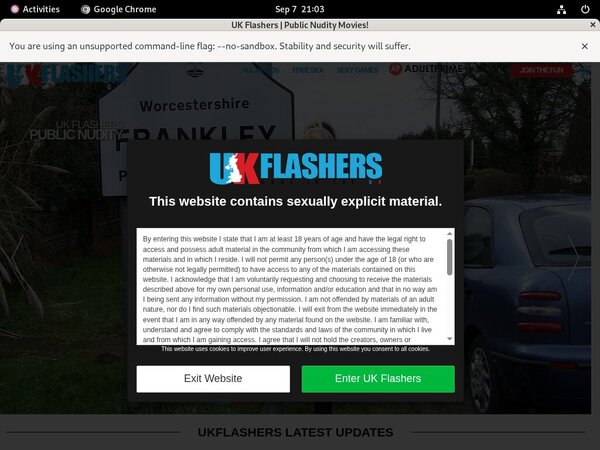 Free Working UK Flashers Accounts