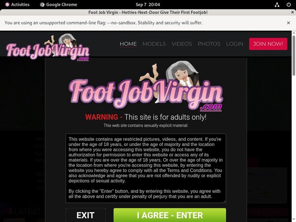 Get Foot Job Virgin Membership Discount
