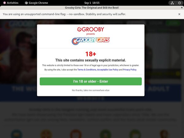 Girls Grooby Sign Up