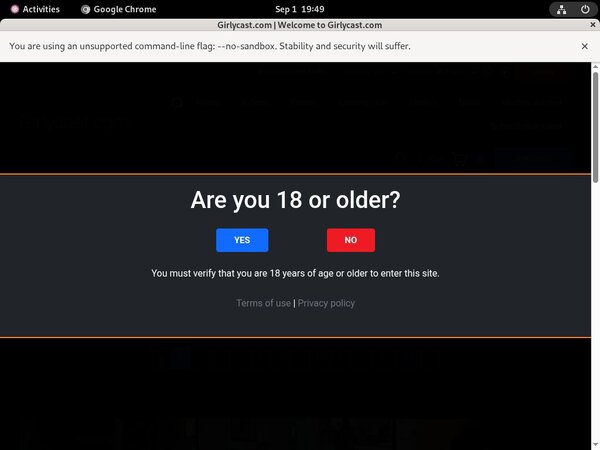 GirlyCast.com With Discover Card