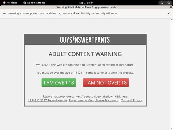 Guys In Sweatpants Xx