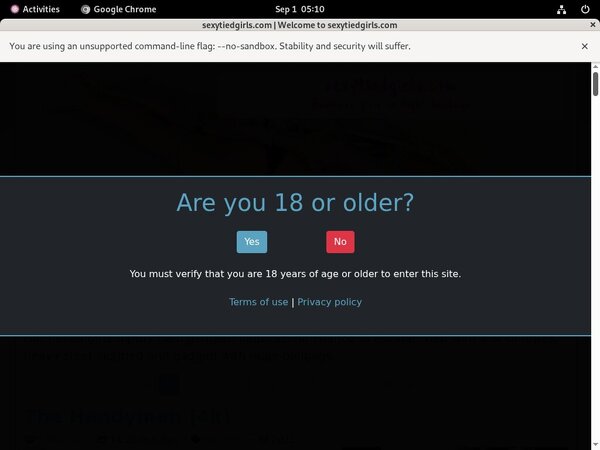 I Love Bondage Member Sign Up