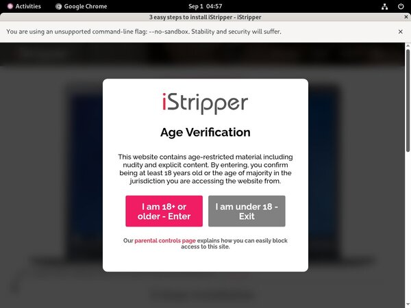 IStripper Full Nude Show