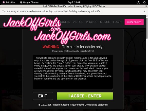 Jack Off Girls Promotion