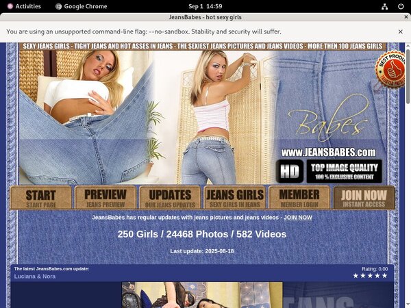 Jeans Babes Logins 2018