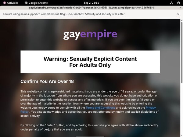 Join Gay Empire Paypal