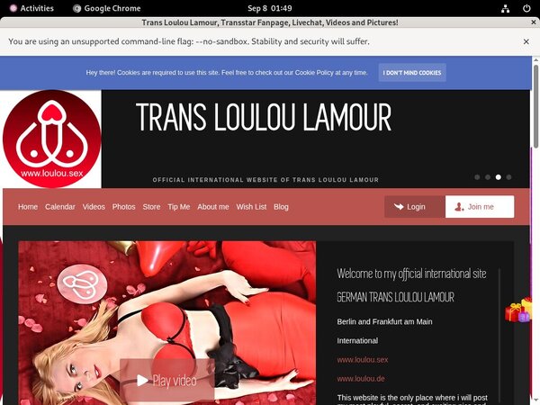 Join Trans Loulou Lamour Paypal