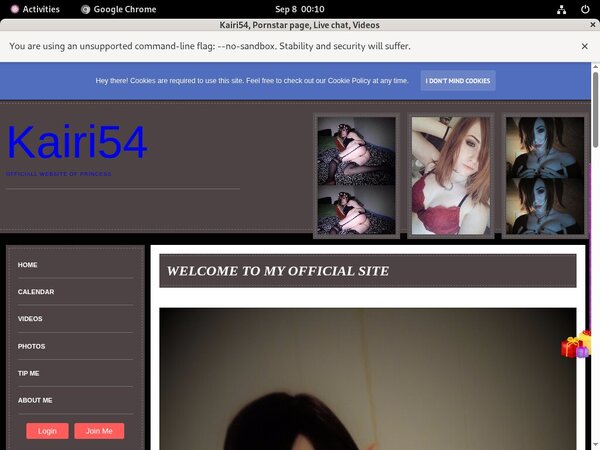 Kairi54.modelcentro.com Check Out