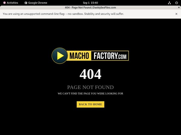 Macho Factory 2018