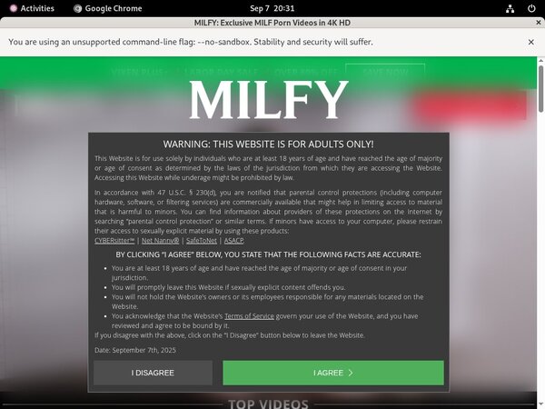 Milfy Paypal Payment