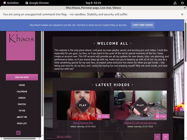 Miss Khaos Full Length Videos
