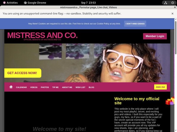 Mistressandco. Adult Passwords