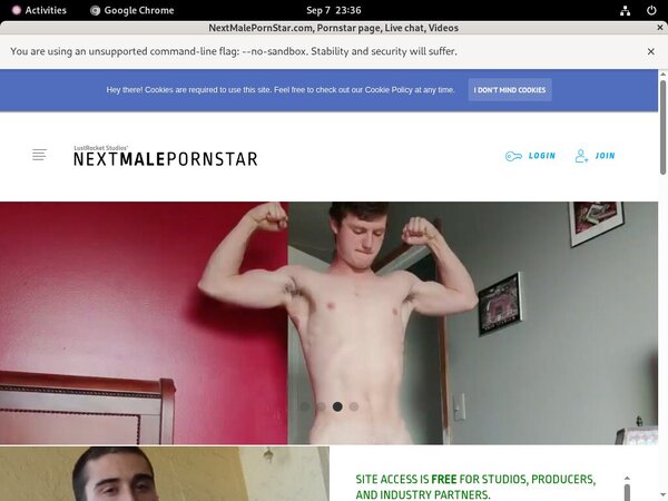 Nextmalepornstar.com Register Free