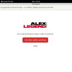 Password To Alexlegend