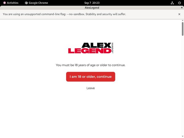 Password To Alexlegend