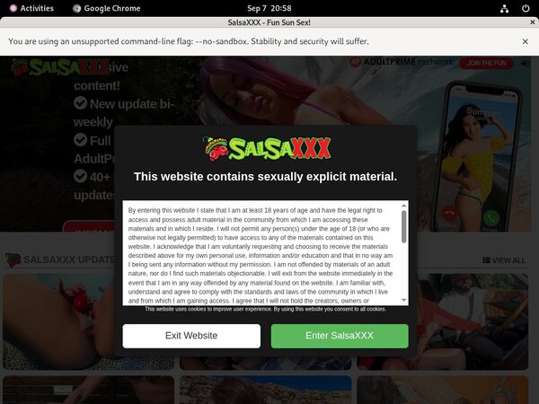 Salsa XXX Account Passwords Salsa XXX Account Passwords