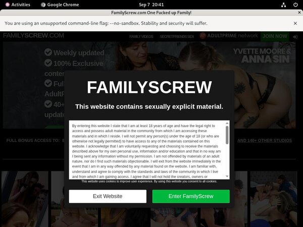 Screw Family Premium Accounts