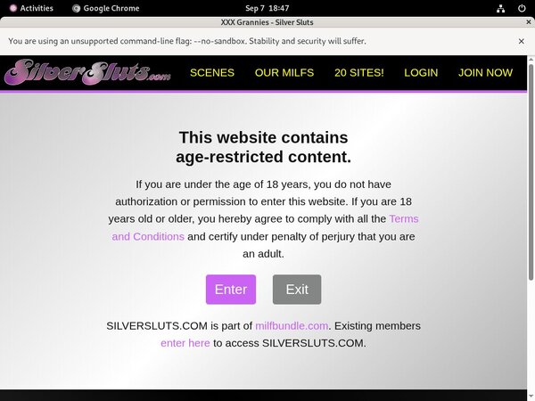 Silver Sluts Members Password