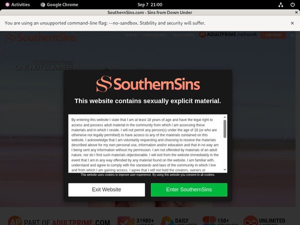 Southern Sins Imagepost