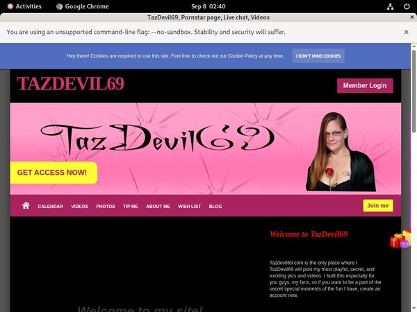 TazDevil69 Sex Videos