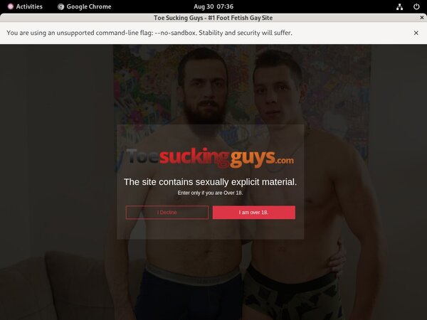 Toesuckingguys Free Logins 2018