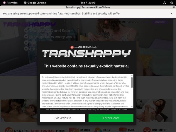 Trans Happy Member Account