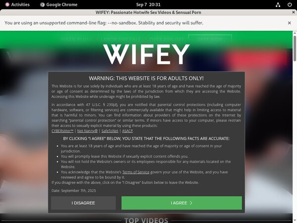 Trial Wifey Account