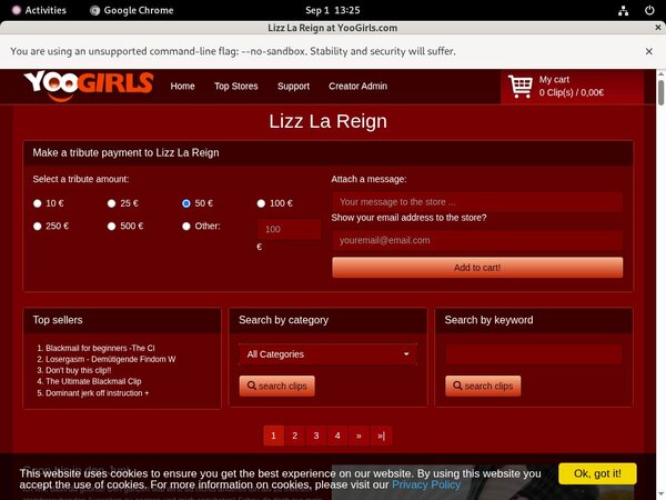Try Lizz La Reign For Free