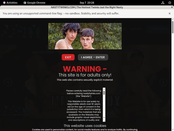 Twinks Nasty Offer