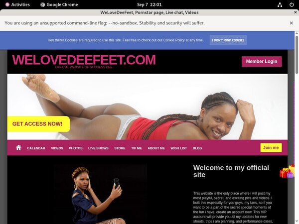 Welovedeefeet.com Latest Videos