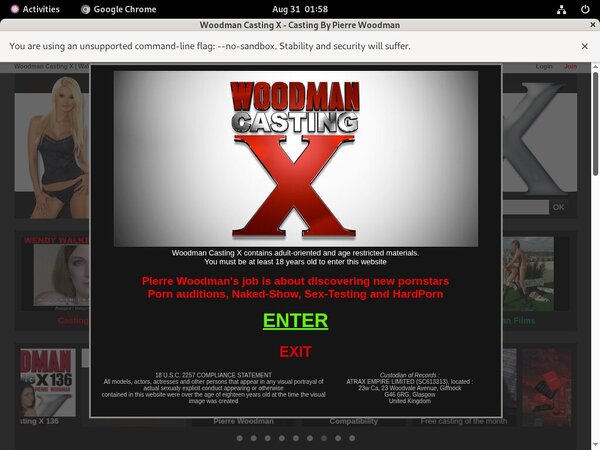 Woodmancastingx Discount Account