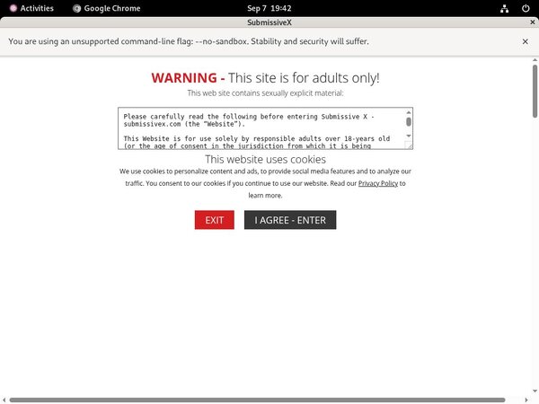 X Submissive Free Logins