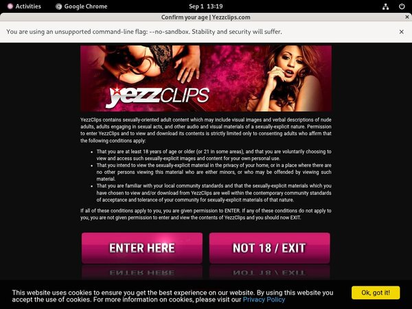 Yezzclips.com Exit Discount