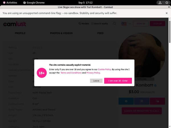 Yuri Kombatt Hot Sex